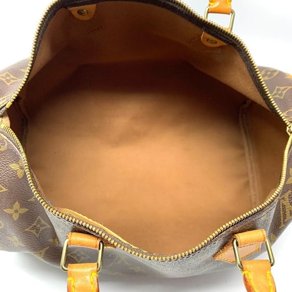 AUTH LOUIS VUITTON MONOGRAM SPEEDY 35 HAND BAG - Picture 14 of 15